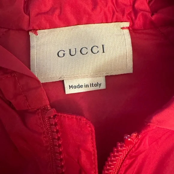 Gucci Vibrant Red Windbreaker - Picture 5 of 5